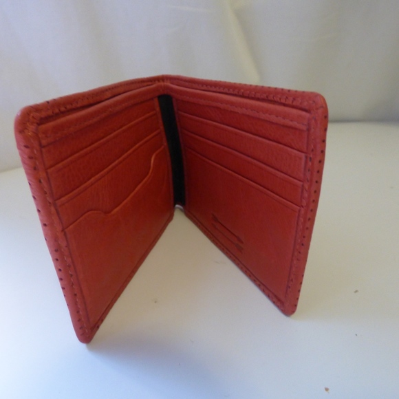 NWOT Perf Leather Bi-Fold Wallet - Picture 2 of 5